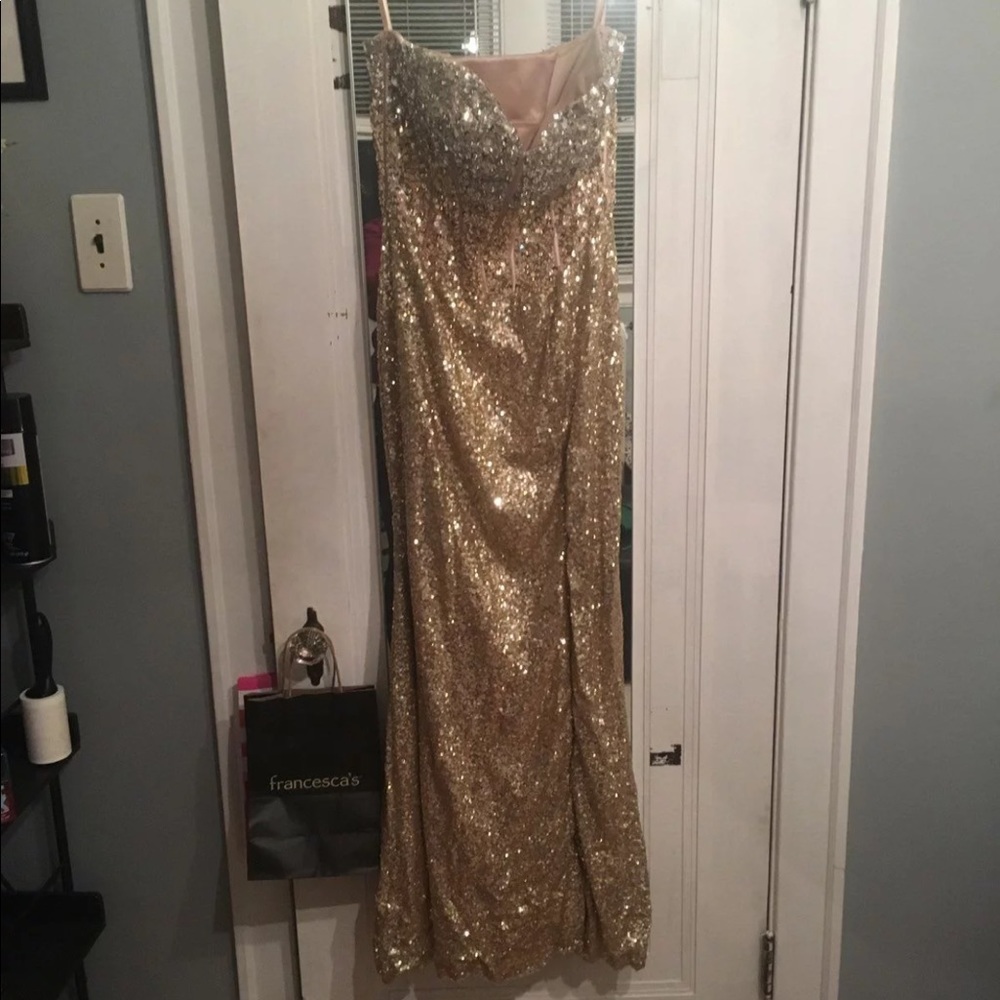 Gold gown